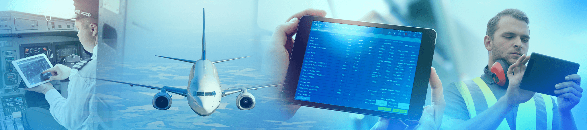 Laminaar arms on tablets digital and paperless operations EFB EFF ETL